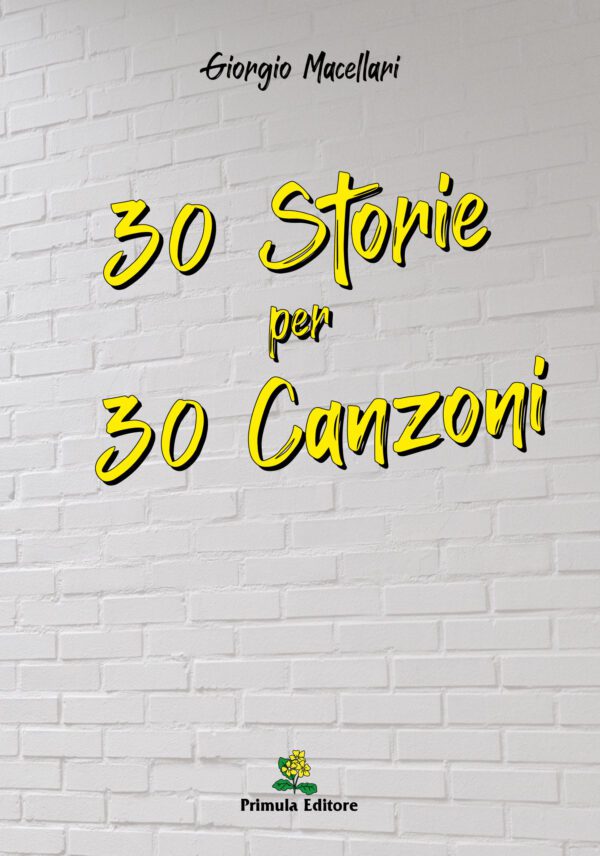 Copertina libro "30 storie per 30 canzoni"